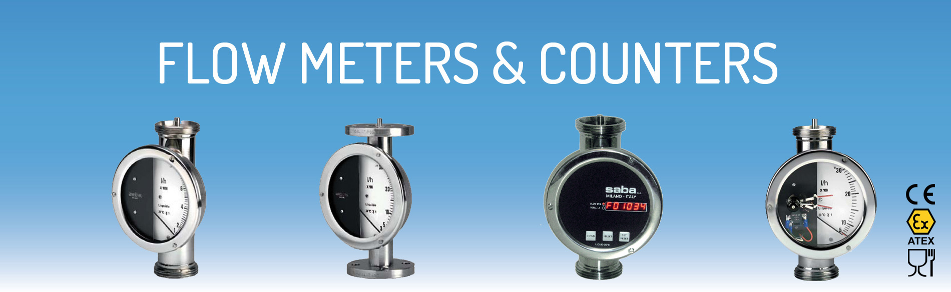 Flow meters & counters